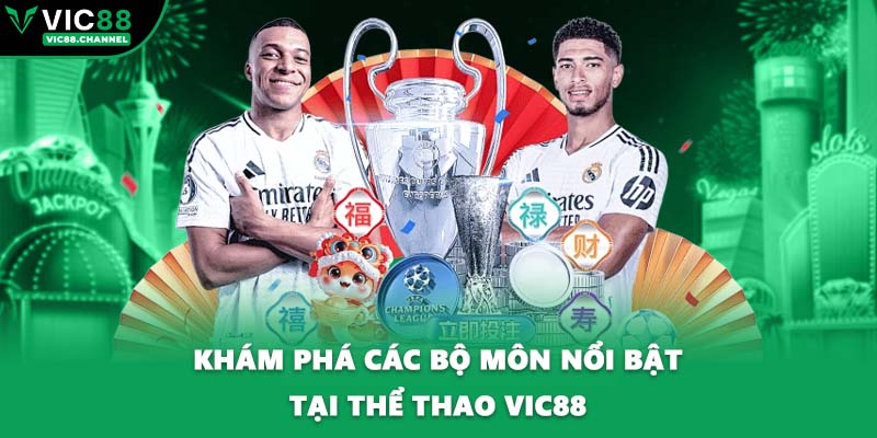 Khám phá các bộ môn nổi bật tại thể thao VIC88