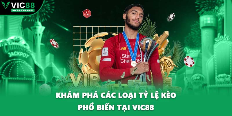 Khám phá các loại tỷ lệ kèo phổ biến tại VIC88